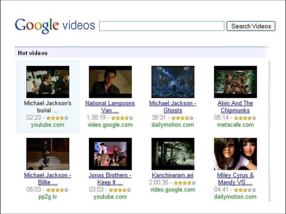 Google Videos