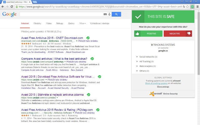 Avast Online Security