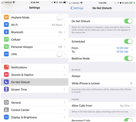 Enable Bedtime Mode To Turn Off Notifications On iPhone