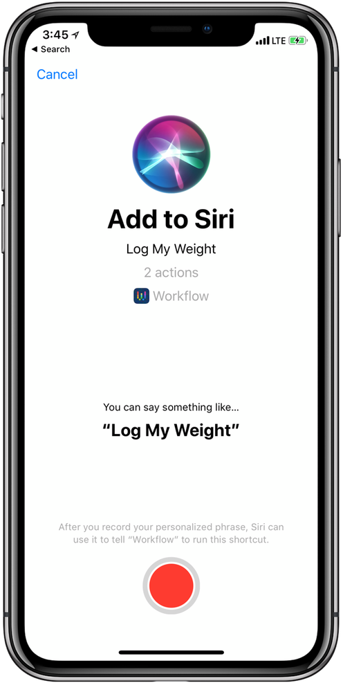 Shortcuts for Siri ios beta