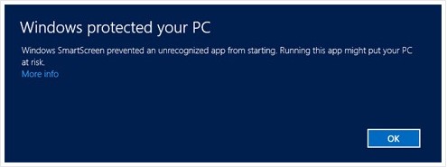 disable windows SmartScreen