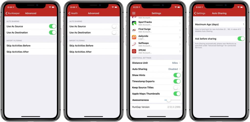 Apples Activity App to Other Fitness Services