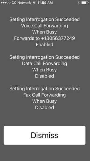 Check Call Forwarding