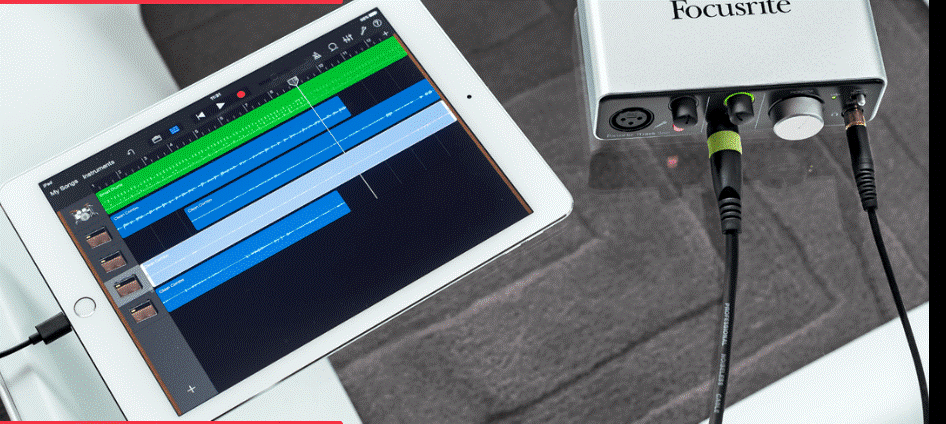 Focusrite iTrack Solo Lightning- ios audio interfaces