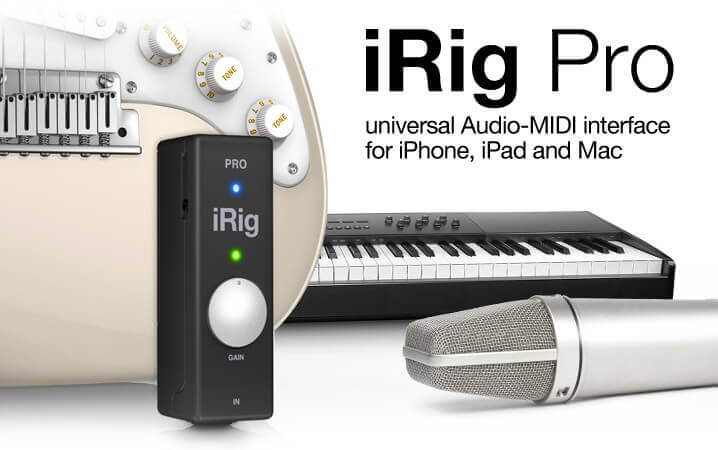 IK Multimedia iRig Pro-iphone audio interfaces