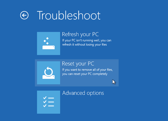 Reinstall Windows
