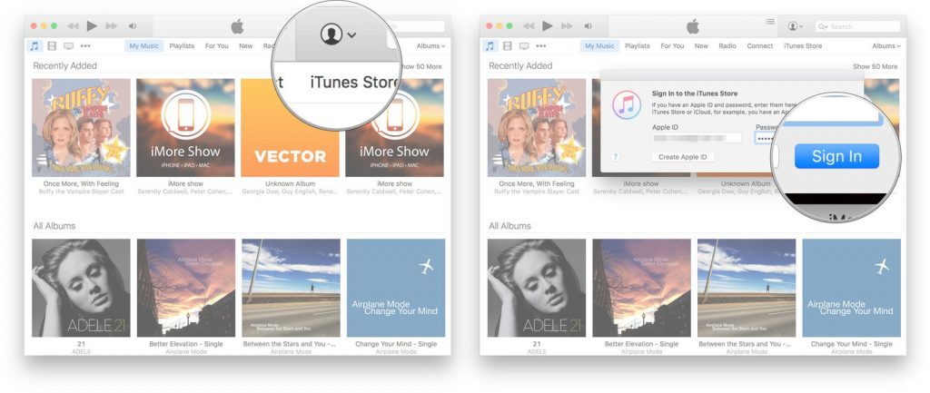 Set up an iTunes Account