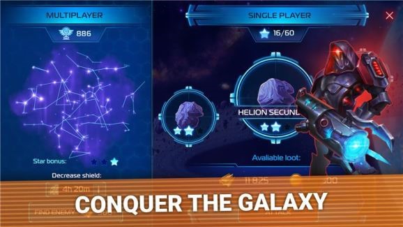 Blockchain game conquer the galaxy