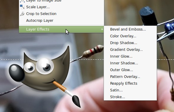 GIMP drawing and illustration software