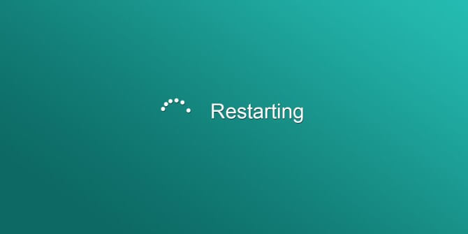 Restart the PC