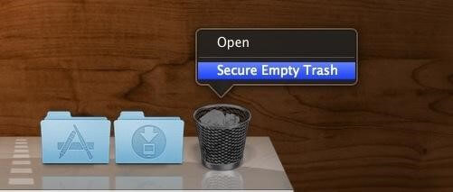 Securely Empty Trash on OX El Capitan with Terminal
