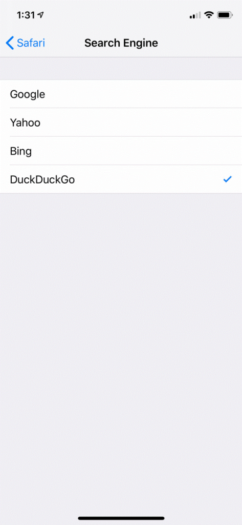 Change Search Engine For More Privacy