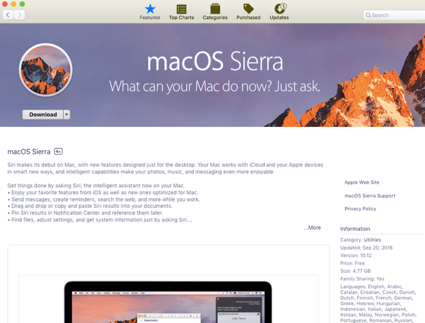 Keep Your macOS up to date