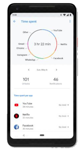 app timer android pie