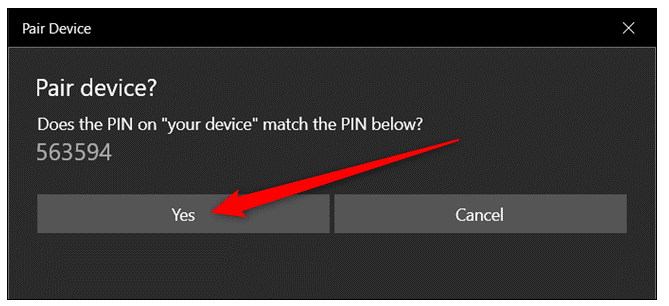 pair device