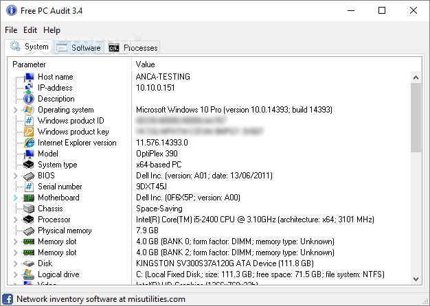 Free PC Audit