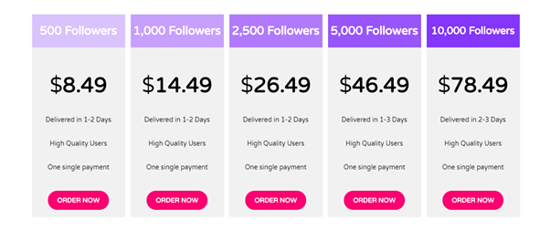 How to buy real followers for Instagram step-