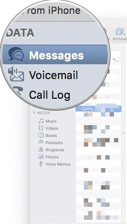 Steps to Extract Voicemails and Messages from iPhone step 4