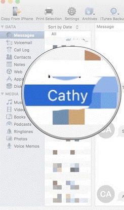 Steps to Extract Voicemails and Messages from iPhone step 5