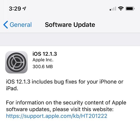 ios software update
