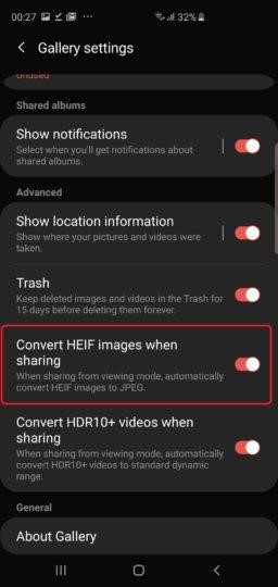 How to Save Images in HEIF on Galaxy S10-1