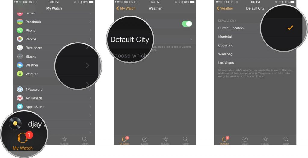 How to Set Default Weather on your Apple Watch Series 4