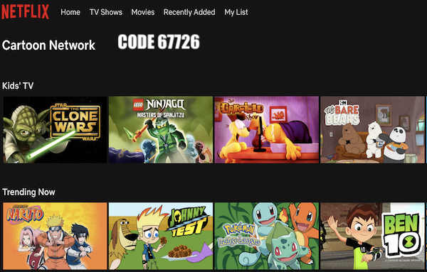 Netflix Secret Codes
