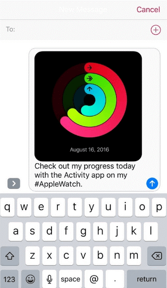 Share Activity Rings Without Using Activity Sharing step-3