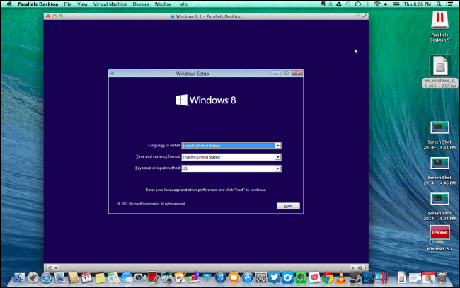 Virtual Machine - to run windows on mac