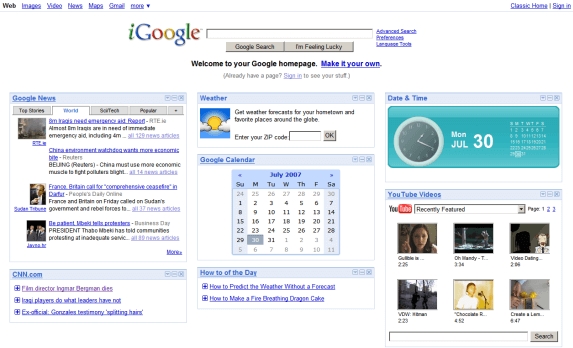 iGoogle