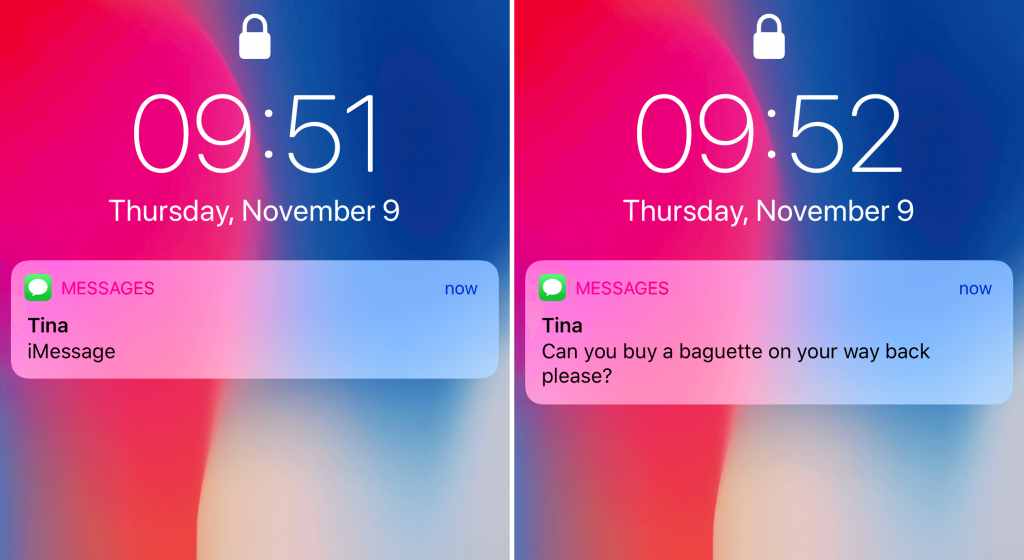 Notification Glitches