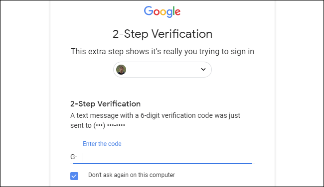 Two-Factor Authentication with Google