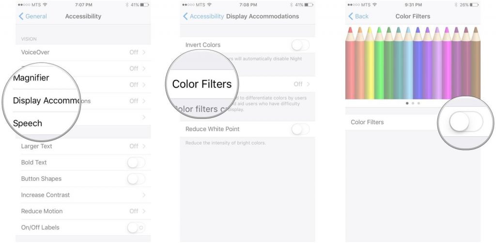 color filters