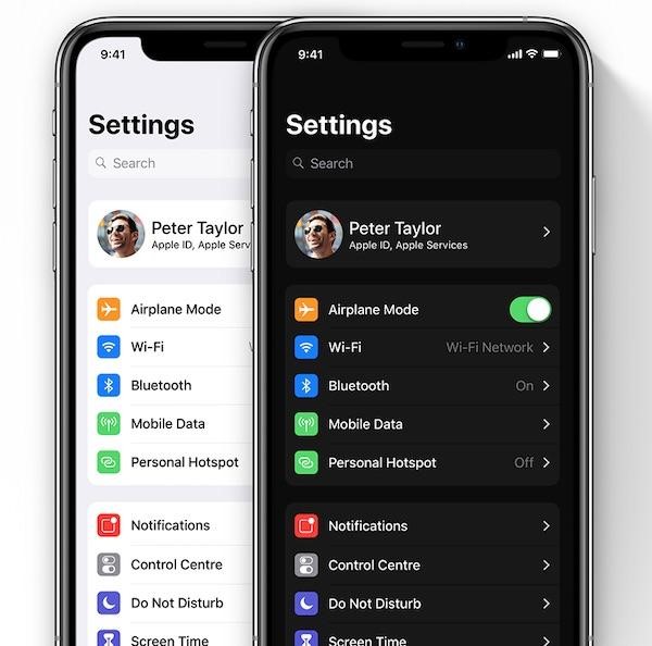 iOS 13 Features setting