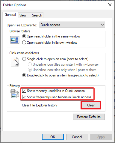 Delete File Browsing History-1