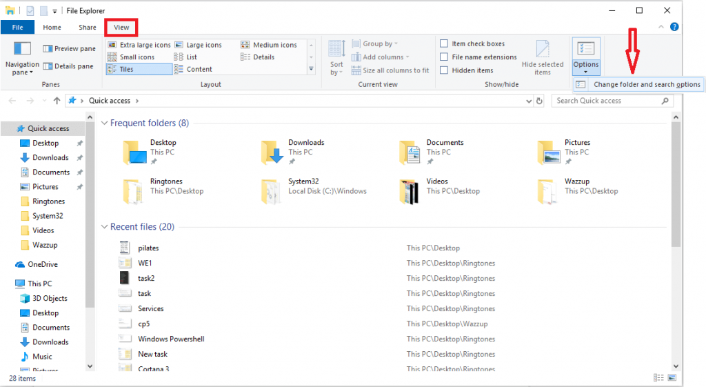 Hide Recent Activity In Windows File Explorer