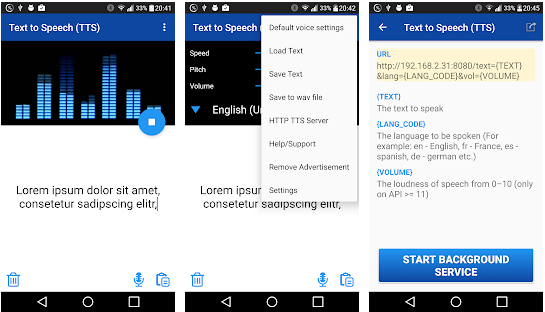 Text to Speech