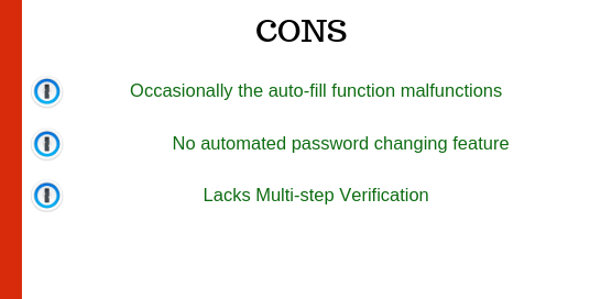 1password cons