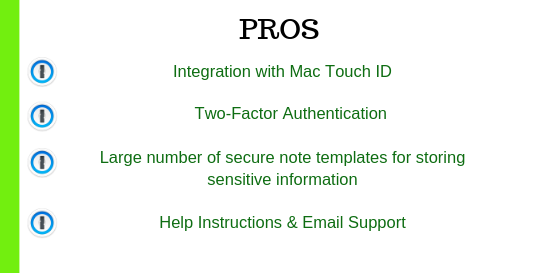 1password pros