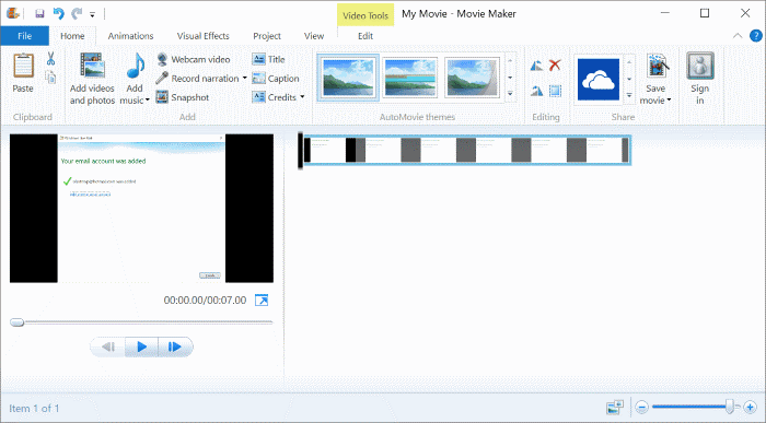 Windows Movie Maker 10