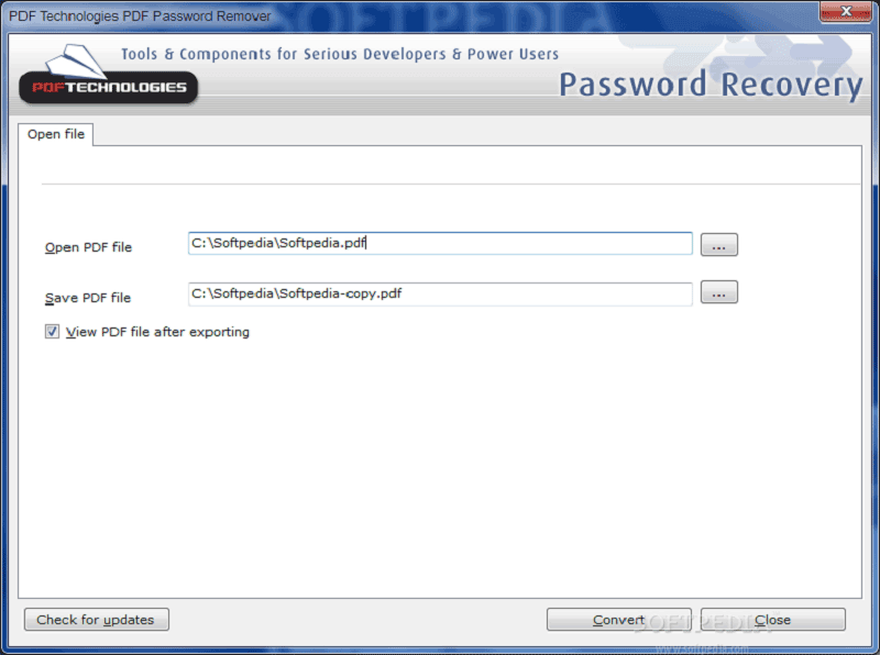 PDF Password Remover