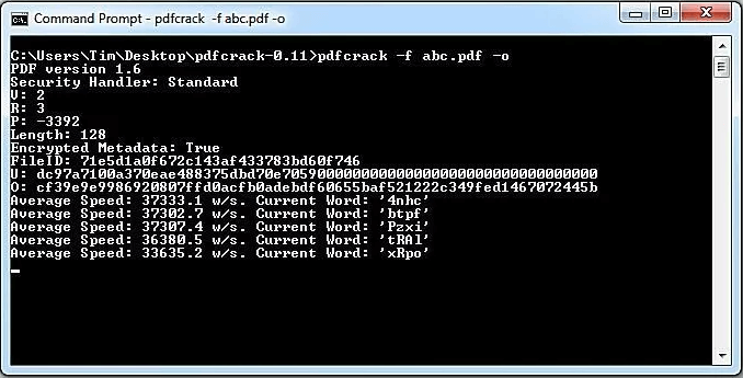 PDF crack