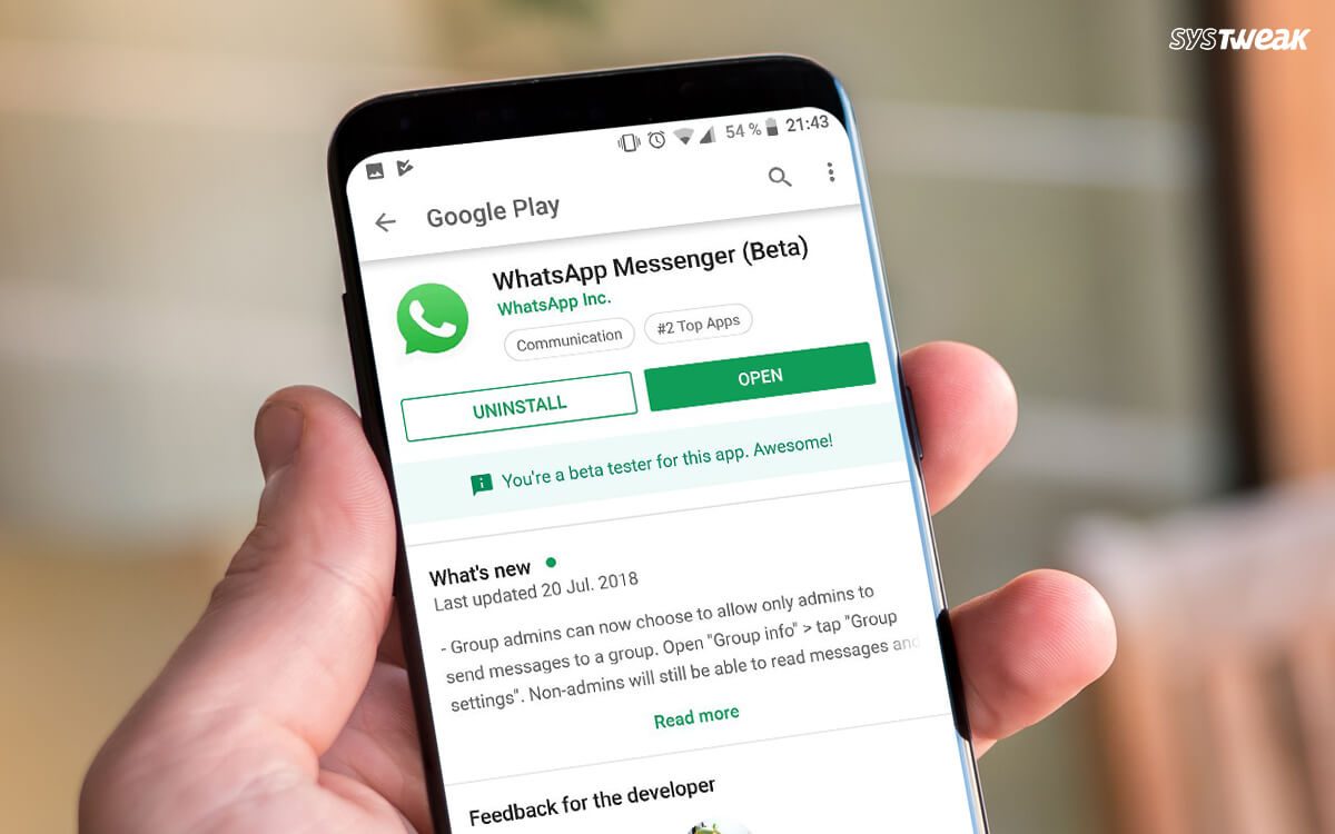 How To Become A Whatsapp Beta Tester For Android