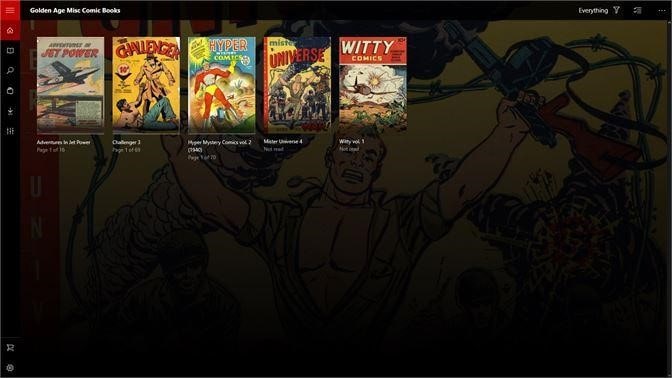 Cover comics reader
