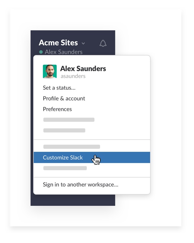 Customize your Workspace
