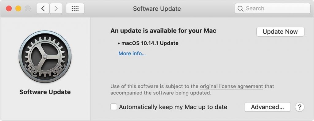 Software update