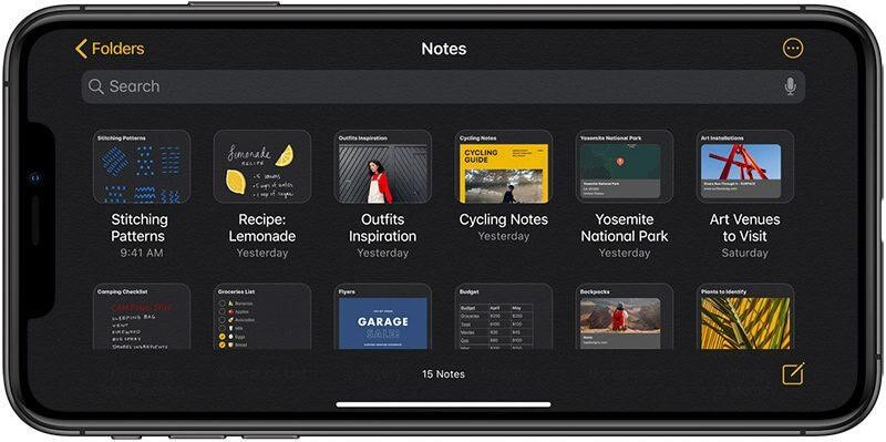 Apple Notes App Gets So Much Better with iOS 13