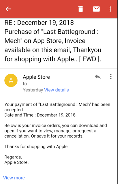 Apple Phishing Scam