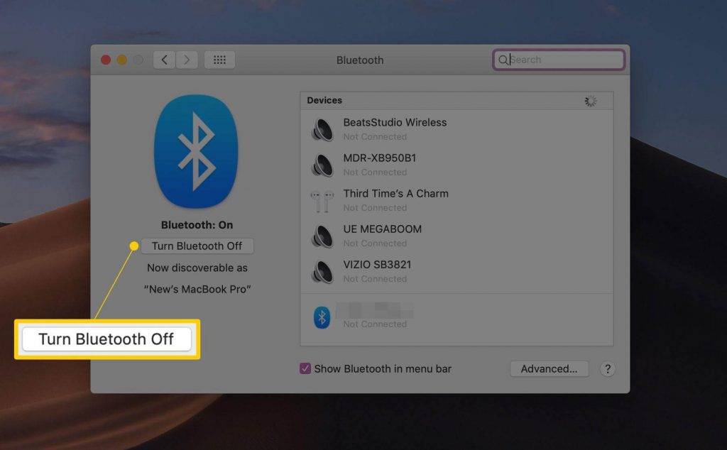Customize Bluetooth Settings