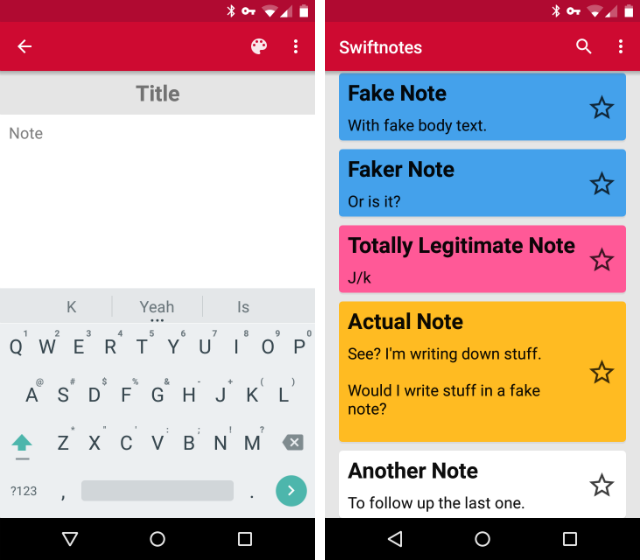 Swiftnotes